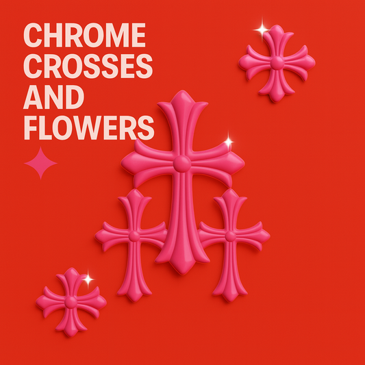 Chrome Crosses & Flowers